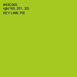 #A5C920 - Key Lime Pie Color Image
